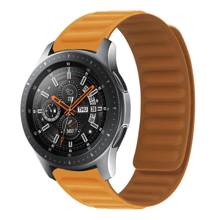 Bracelet de montre magnétique en silicone, pour Samsung Galaxy Watch 3 41MM R850, pour Samsung Galaxy Gear Sport, pour Samsung Galaxy Watch Active