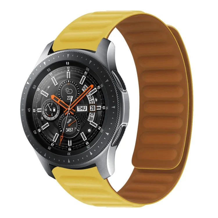 Bracelet de montre magnétique en silicone, pour Samsung Galaxy Watch 3 41MM R850, pour Samsung Galaxy Gear Sport, pour Samsung Galaxy Watch Active