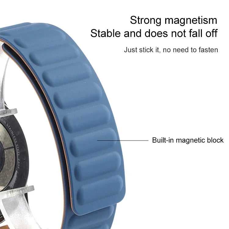 Bracelet de montre magnétique en silicone, pour Samsung Galaxy Watch 3 41MM R850, pour Samsung Galaxy Gear Sport, pour Samsung Galaxy Watch Active