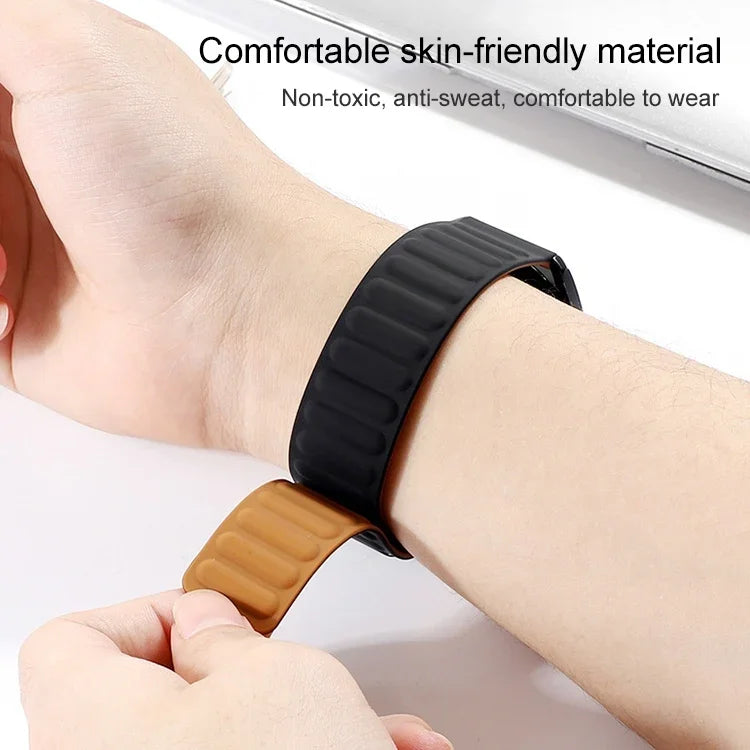 Bracelet de montre magnétique en silicone, pour Samsung Galaxy Watch 3 41MM R850, pour Samsung Galaxy Gear Sport, pour Samsung Galaxy Watch Active