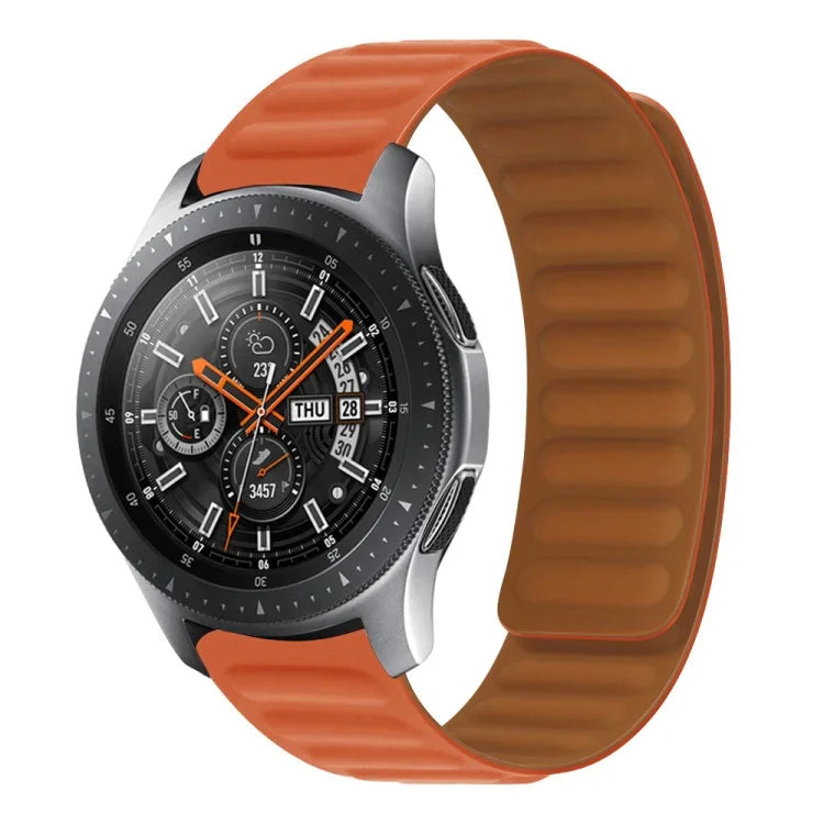 Bracelet de montre magnétique en silicone, pour Samsung Galaxy Watch 3 41MM R850, pour Samsung Galaxy Gear Sport, pour Samsung Galaxy Watch Active