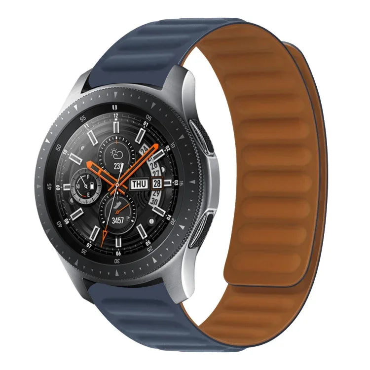 Bracelet de montre magnétique en silicone, pour Samsung Galaxy Watch 3 41MM R850, pour Samsung Galaxy Gear Sport, pour Samsung Galaxy Watch Active