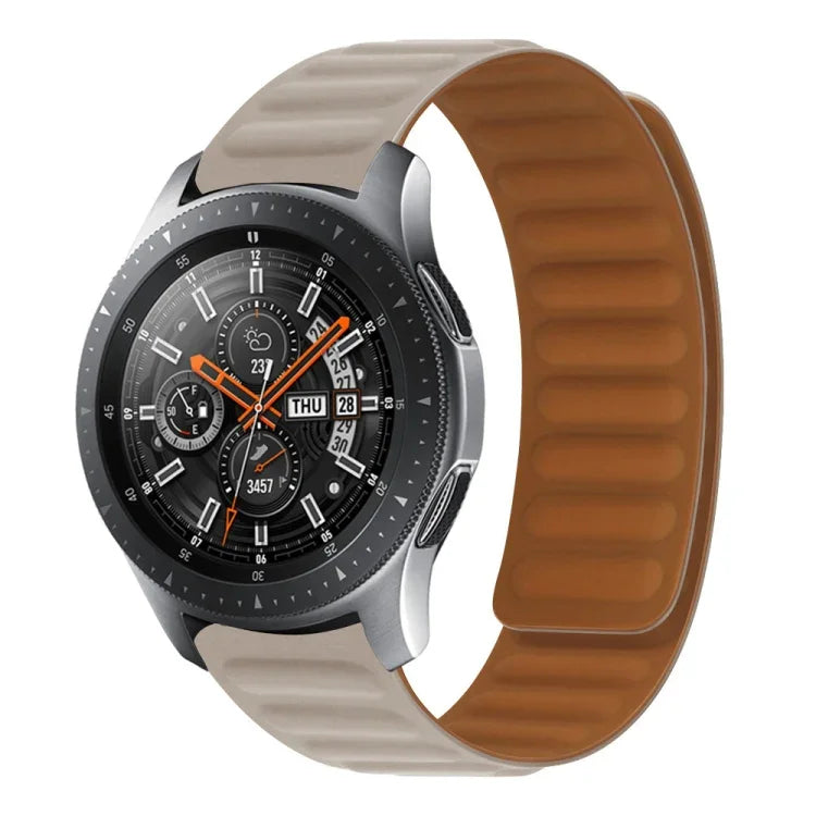 Bracelet de montre magnétique en silicone, pour Samsung Galaxy Watch 3 41MM R850, pour Samsung Galaxy Gear Sport, pour Samsung Galaxy Watch Active