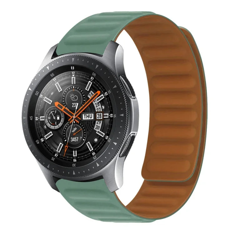 Bracelet de montre magnétique en silicone, pour Samsung Galaxy Watch 3 41MM R850, pour Samsung Galaxy Gear Sport, pour Samsung Galaxy Watch Active
