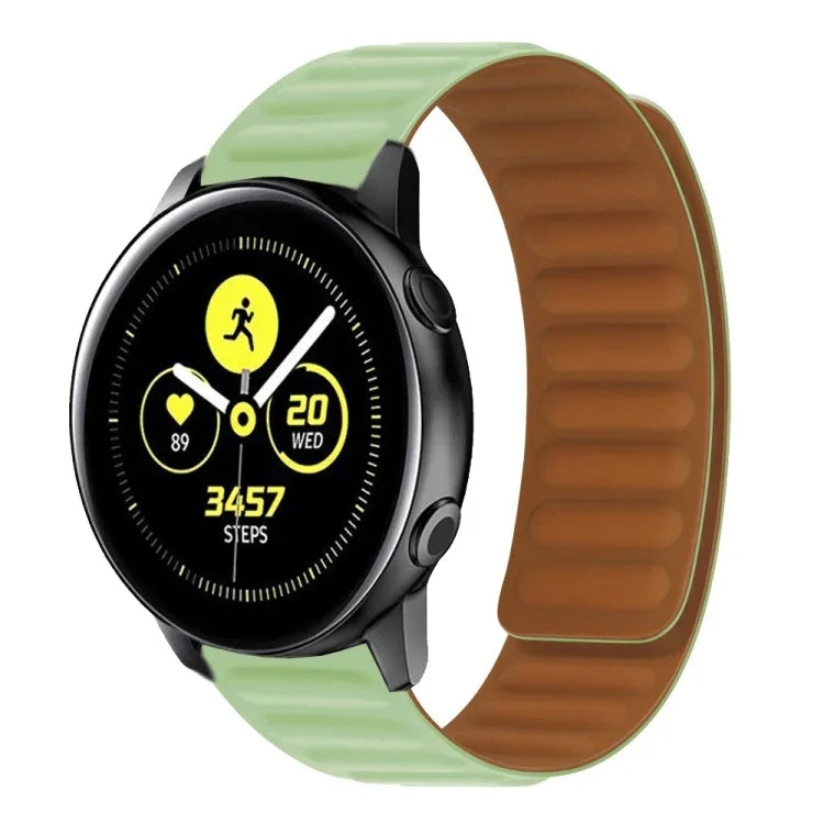 Bracelet de montre magnétique en silicone, pour Samsung Galaxy Watch 3 41MM R850, pour Samsung Galaxy Gear Sport, pour Samsung Galaxy Watch Active