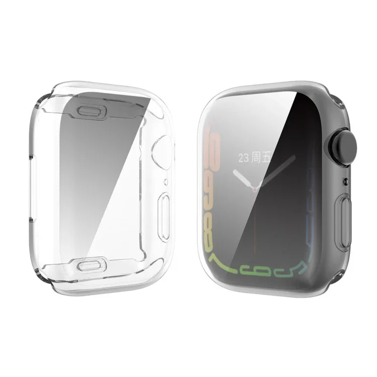 Pour Apple Watch Series 9 / 8 / 7 41mm Étui TPU Transparent ENKAY Hat-Prince, Pour Apple Watch Series 9 / 8 / 7 41mm, Pour Apple Watch Series 8 / 7 45mm