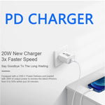 Chargeur de voyage AU-20W PD USB-C / Type-C pour téléphone mobile, prise AU, prise AU