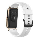 Solid Silicone Soft Strap, For Huawei Watch Fit mini