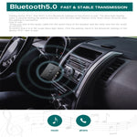 RT01 Récepteur et émetteur Bluetooth 2 en 1 mains libres pour voiture