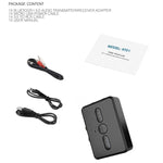 RT01 Récepteur et émetteur Bluetooth 2 en 1 mains libres pour voiture
