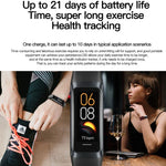 Bracelet connecté C60 étanche IP67, écran 1,1 pouce
