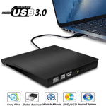 Lecteur externe CD / DVD-RW optique USB 3.0 brossé, ECD819