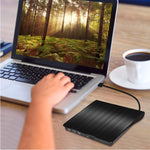 Lecteur externe CD / DVD-RW optique USB 3.0 brossé, ECD819