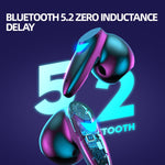 Écouteurs Bluetooth G10 TWS 5.2 binauraux stéréo tactiles pour jeu