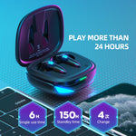 Écouteurs Bluetooth G10 TWS 5.2 binauraux stéréo tactiles pour jeu