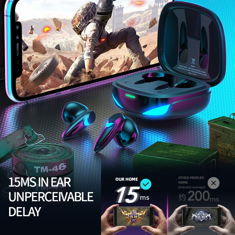Écouteurs Bluetooth G10 TWS 5.2 binauraux stéréo tactiles pour jeu