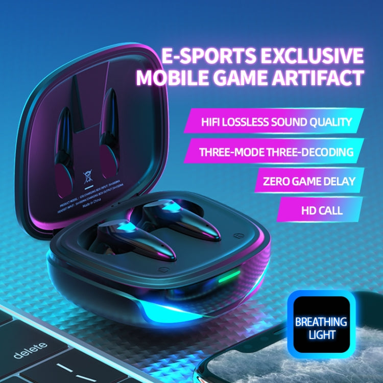 Écouteurs Bluetooth G10 TWS 5.2 binauraux stéréo tactiles pour jeu