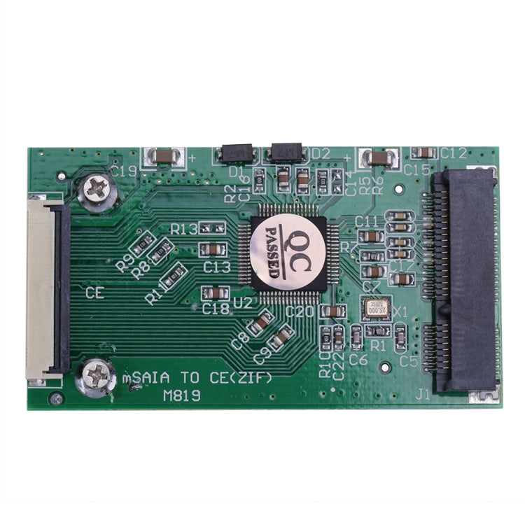 Carte convertisseur Mini PCI-E SATA mSATA SSD vers ZIF 40 broches 1,8 pouce CE SSD