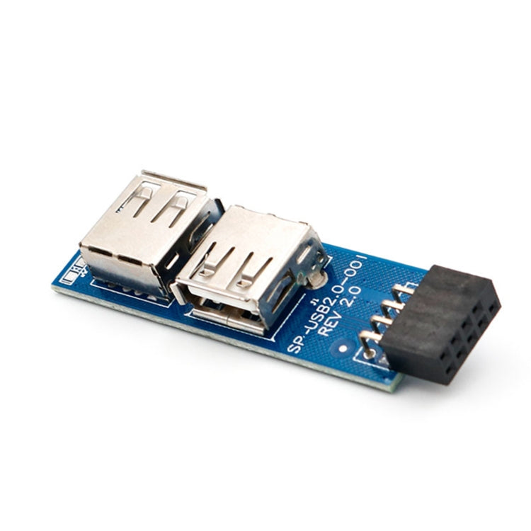 Convertisseur carte mère PC 9 broches vers 2 x USB 2.0 femelle pour dongle, récepteur souris sans fil