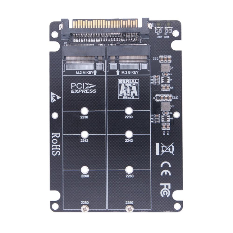 Carte adaptatrice 2 ports NGFF M.2 NVME vers U.2 SFF-8639