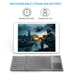 Clavier Bluetooth sans fil pliable en trois, mini, ultra-mince et multifonction B066S, B066S