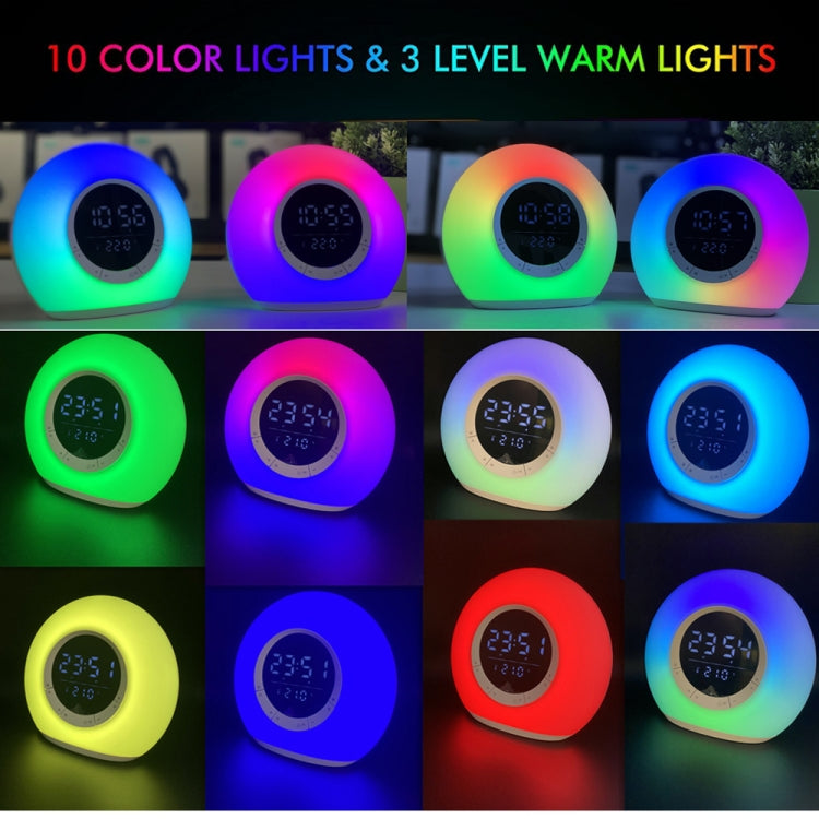 P11 Enceinte Bluetooth avec lumière d'ambiance LED, alarme et affichage de la température, P11