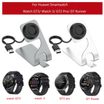 Rotatable Magnetic Metal Charging Base, For Huawei Watch GT 3, For Huawei Watch GT Runner, For Huawei Watch D