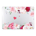ENKAY Flower Series Pattern Étui de protection transparent pour ordinateur portable MacBook Air 13,3 pouces A1932 / A2179 / A2337, pour MacBook Air 13,3 pouces A1932 / A2179 / A2337