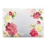 ENKAY Flower Series Pattern Étui de protection transparent pour ordinateur portable MacBook Air 13,3 pouces A1932 / A2179 / A2337, pour MacBook Air 13,3 pouces A1932 / A2179 / A2337