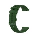 Bracelet en silicone à damier de 20 mm, pour Samsung Galaxy Watch 4 40 mm / 44 mm, pour Samsung Galaxy Watch 4 Classic 42 mm / 46 mm, pour Samsung Galaxy Watch 3 41 mm, pour Samsung Galaxy Watch Active 2 40 mm / 44 mm