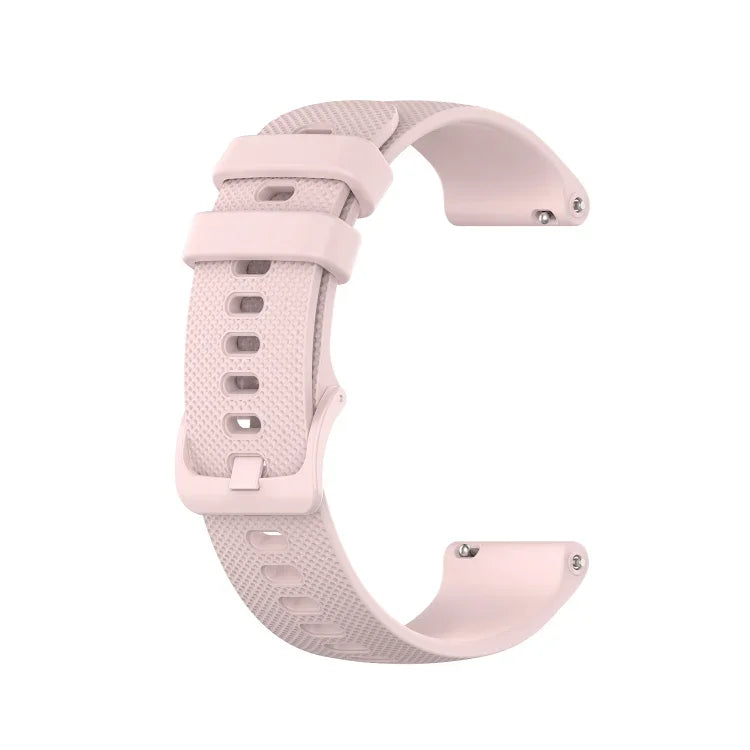 Bracelet en silicone à carreaux de 20 mm, pour Samsung Galaxy Watch Active 40 mm, pour Samsung Galaxy Watch 42 mm, pour Samsung Galaxy Gear Sport, pour Samsung Gear S2 Classic
