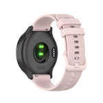 Bracelet en silicone à carreaux de 20 mm, pour Samsung Galaxy Watch Active 40 mm, pour Samsung Galaxy Watch 42 mm, pour Samsung Galaxy Gear Sport, pour Samsung Gear S2 Classic