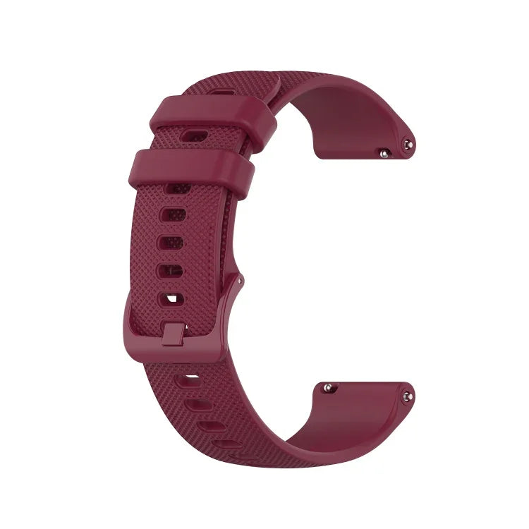 Bracelet en silicone à carreaux de 20 mm, pour Samsung Galaxy Watch Active 40 mm, pour Samsung Galaxy Watch 42 mm, pour Samsung Galaxy Gear Sport, pour Samsung Gear S2 Classic