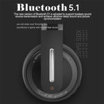 Casque stéréo sans fil Bluetooth 5.1 Fingertime P6 avec microphone