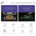 Casque stéréo sans fil Bluetooth 5.1 Fingertime P6 avec microphone