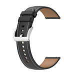 Bracelet de montre en fil à coudre texture veau, Pour Samsung Galaxy Watch 3 45mm, Pour Samsung Galaxy Watch 46mm, Pour Samsung Galaxy Gear S3 Classic / Gear S3 Frontier