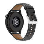Calf Texture Sewing Thread Watchband, For Huawei Watch GT 3 42mm, For Huawei Watch GT 2 42mm, For Huawei Watch 2
