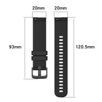 Bracelet en silicone rayé en fibre de carbone 20 mm, pour Samsung Galaxy Watch 4 40mm / 44mm, pour Samsung Galaxy Watch 4 Classic 42mm / 46mm, pour Samsung Galaxy Watch 3 41mm, pour Samsung Galaxy Watch Active 2 40mm / 44mm