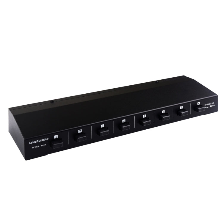 Amplificateur de puissance 100W 1 entrée 8 sorties Boîte de distribution commutateur haut-parleur