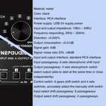 Sélecteur de signal audio RCA 4 entrées 4 sorties Commutateur de distribution Contrôle de l'appareil