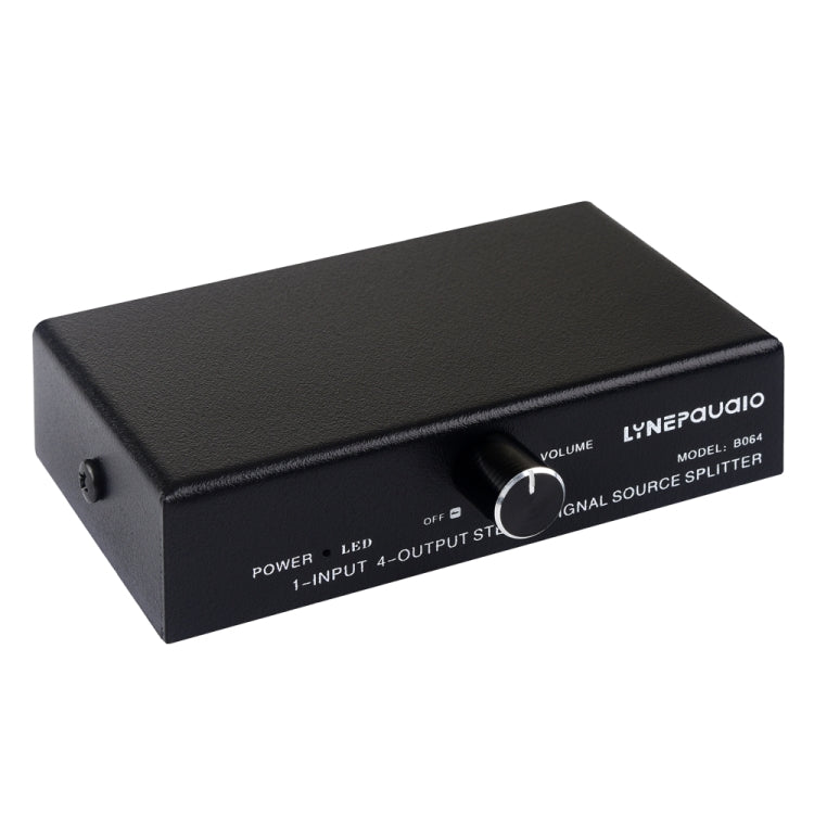 Distributeur de signal audio 1 entrée 4 sorties, sans consommation, sortie interface 3,5 mm, 1 entrée 4 sorties interface 3,5 mm