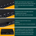 Distributeur de signal audio 1 entrée 4 sorties, sans consommation, sortie interface 3,5 mm, 1 entrée 4 sorties interface 3,5 mm
