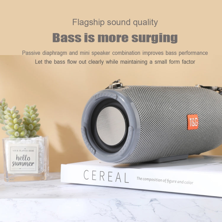 T&G TG324 Enceinte Bluetooth Portable Étanche Haute Puissance Support FM / Carte TF