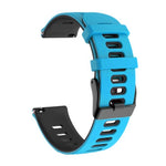 Bracelet en silicone de couleur mélangée de 20 mm, pour Samsung Galaxy Watch 42 mm, pour Samsung Gear Sport