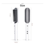 K-SKIN KD380 Lisseur de cheveux Électrique Peigne lisseur friseur Brosse Chauffage PTC Brosse à lisser en céramique, prise UK, noir, prise UK, blanc, prise EU, noir, prise EU, blanc