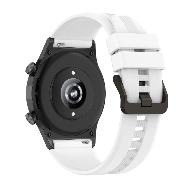 22mm Vertical Silicone Watch band, For Huawei GT3 46mm, For  Huawei GT Runner, For Huawei Watch 3, For Honor Watch GS3