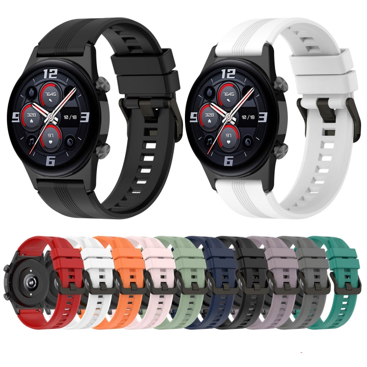 22mm Vertical Silicone Watch band, For Huawei Watch 3 pro, For Honor Watch GS Pro, For Huawei Watch GT 2 Pro, For Huawei Watch GT 2e