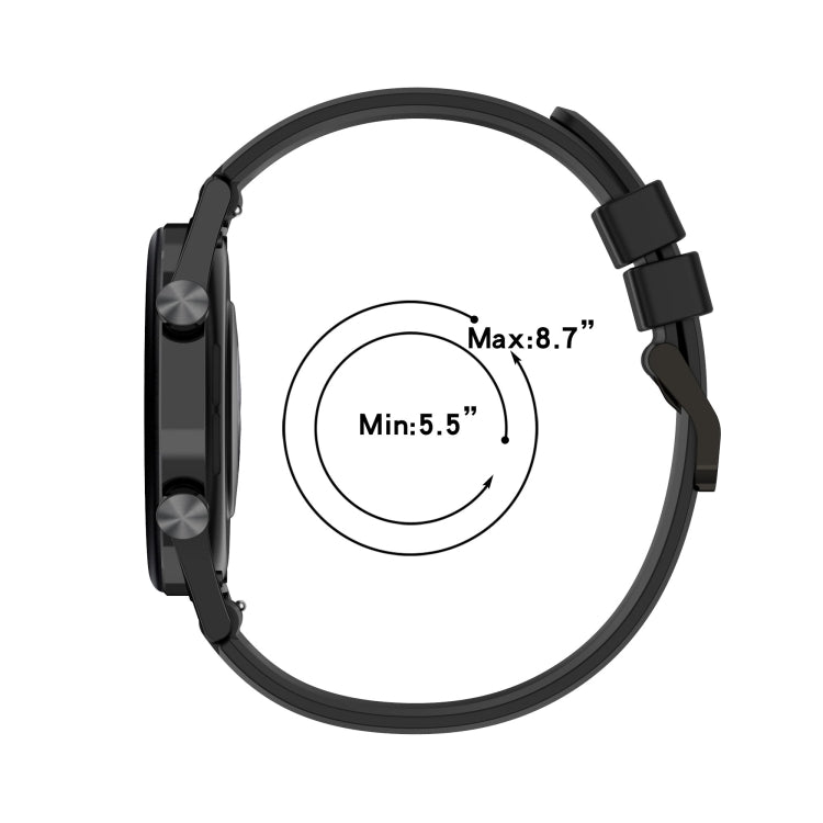 22mm Vertical Silicone Watch band, For Huawei Watch 3 pro, For Honor Watch GS Pro, For Huawei Watch GT 2 Pro, For Huawei Watch GT 2e