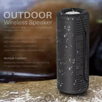 NewRixing NR9019 Enceinte Bluetooth Stéréo TWS Portable Support Carte TF / FM