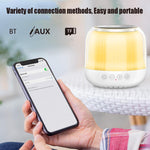 JY12 Enceinte Bluetooth Sans Fil Lumière Respirante LED RGB Plein Écran